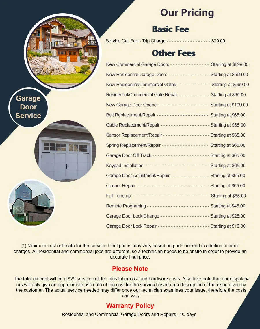 Garage Doors Store Repairs Pequannock, NJ 973-497-0045